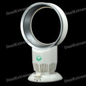 USB / 5 x AA Powered 6.8" 3-Mode Bladeless Fan - White