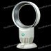 USB / 5 x AA Powered 6.8" 3-Mode Bladeless Fan - White