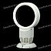 USB / 5 x AA Powered 6.8" 3-Mode Bladeless Fan - White