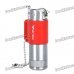 Cool Butane Gas Lighter w/ Chain - Red + Silver