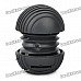 Mini Ball Style Rechargeable MP3 Player Speaker w/ SD Slot - Black Mini Ball Style Rechargeable MP3 Player Speaker w/ SD Slot - Black