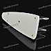 Wind Powered Shark Fin Shaped 12-LED RGB Light Car Decoration Lamp - White Wind Powered Shark Fin Shaped 12-LED RGB Light Car Decoration Lamp - White