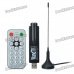 Mini DVB-T Digital TV USB 2.0 Dongle Stick w/ Remote Controller - Black