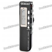 1.3" LED Mini Digital Voice Recorder w/ MP3 Player (4GB / 2 AAA)