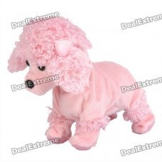 Electric 8-Mode Barking Moving Plush Dog Toy - Poodle (4 x AA) Electric 8-Mode Barking Moving Plush Dog Toy - Poodle (4 x AA)