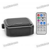 1.1" LCD Portable Speaker Voice Amplifier w/ Headset Microphone / FM / TF Slot - Black