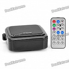 1.1" LCD Portable Speaker Voice Amplifier w/ Headset Microphone / FM / TF Slot - Black 1.1" LCD Portable Speaker Voice Amplifier w/ Headset Microphone / FM / TF Slot - Black