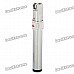 JOBON 2B-638 Steel Butane Lighter with Flame Lock - Silver