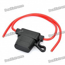 Add-A-Circuit Blade Fuse Holder with 30A Blade Fuse - Black (Medium Size)