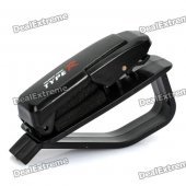 Universal Car Sunglasses Glasses Card Paper Clip - Black