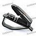 Universal Car Sunglasses Glasses Card Paper Clip - Black