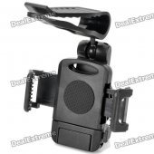 Car Sun Visor Mount Holder for Cellphone - Black (Width 6.8~11.5cm)