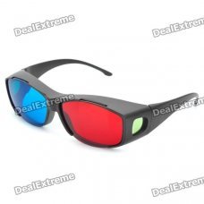 PC Frame Acrylic Lens Anaglyphic Blue + Red 3D Glasses PC Frame Acrylic Lens Anaglyphic Blue + Red 3D Glasses