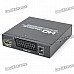 SCART + HDMI to HDMI Video Converter - Black
