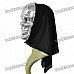 Skull Head Style Mask - Silver + Black