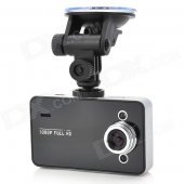 2.7" Full HD 1080P Car DVR 5MP CMOS W/G-sensor/Circulating Recording/Motion Detection/HDMI - Black