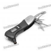 PICASSO PS-H001 1.0" LCD Digital Tire Pressure Guage Multi-Tool Kit (1 x CR2032 / 1 x AAA)