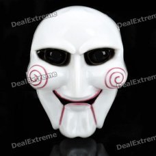 The Saw Plastic Cosplay Mask - White