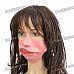 Scary Large Upper Lip Face Mask for Halloween Costume / Cosplay - Pink