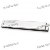 Easttop 24-Holes Tremolo Harmonica - Silver