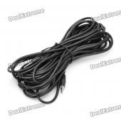 3.5mm Male to Male Audio Cable - Black (10 Meters)