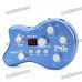 Genuine MOOER POGO Portable Guitar Effect - Blue + Silver (2 x AAA)