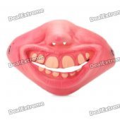 Scary Half Big Teeth Face for Halloween Costume / Cosplay - Pink