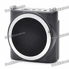 KIMAFUN Multi-Function Megaphone Voice Amplifier Music Speaker - Black KIMAFUN Multi-Function Megaphone Voice Amplifier Music Speaker - Black