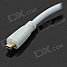 Micro HDMI to VGA Projector Adapter Cable - White (17cm)