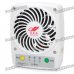 Mini Portable USB Rechargeable High Power 3-Speed Fan for Hot Weather - White Mini Portable USB Rechargeable High Power 3-Speed Fan for Hot Weather - White