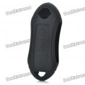 Durable Dustproof Silicon Rubber Case for Nissan 3 buttons Remote Key (Black)