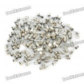 8A Glass Tube Fuse for Car Audio (100-Piece Pack)