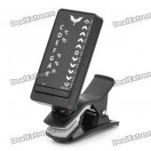 Digital Auto Tuning Chromatic Tuner w/ LED Indication - Black (1 x CR2032)