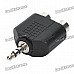 3.5mm Stereo Male to Dual RCA Female Converters Adapters (5-Piece Pack)