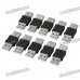 USB Type A Male to Male Connector (10-Pack) USB Type A Male to Male Connector (10-Pack)