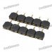 3.5mm Stereo Male to Dual Female Adapters (10-Pack)