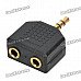 3.5mm Stereo Male to Dual Female Adapters (10-Pack)