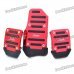 Car Aluminum Alloy Non-slip Pedal Pad Cover - Rose