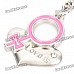 Valentine's Gender Symbol Heart Pendant Keychains - Silver (Pair) Valentine's Gender Symbol Heart Pendant Keychains - Silver (Pair)