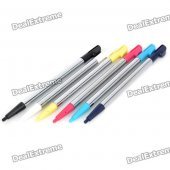 Replacement Retractable Aluminum + Plastic Stylus for Nintendo DSILL / DSiXL (6-Piece Pack)