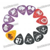 0.46/0.71/0.81mm Guitar Pick Set (12-Piece)