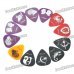 0.46/0.71/0.81mm Guitar Pick Set (12-Piece)