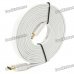1080P HDMI 1.4 Male to Male Flat Connection Cable - White (300cm) 1080P HDMI 1.4 Male to Male Flat Connection Cable - White (300cm)