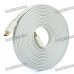 1080P HDMI 1.4 Male to Male Flat Connection Cable - White (500cm) 1080P HDMI 1.4 Male to Male Flat Connection Cable - White (500cm)