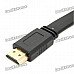 1080P HDMI 1.4 Male to Male Flat Connection Cable - Black (300cm) 1080P HDMI 1.4 Male to Male Flat Connection Cable - Black (300cm)