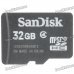 Genuine SanDisk MicroSD Memory Card - 32GB (Class 4)
