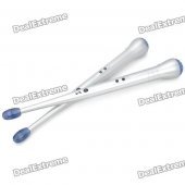 Electronic Drumsticks with Red LED Light - Pair (2 x AA)