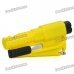 3-in-1 Whistle + Seat Belt Cutter + Window Break Keychain - Yellow 3-in-1 Whistle + Seat Belt Cutter + Window Break Keychain - Yellow