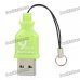 High Speed USB 2.0 Micro SD / TF Card Reader - Green High Speed USB 2.0 Micro SD / TF Card Reader - Green