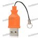 High Speed USB 2.0 Micro SD / TF Card Reader - Orange High Speed USB 2.0 Micro SD / TF Card Reader - Orange